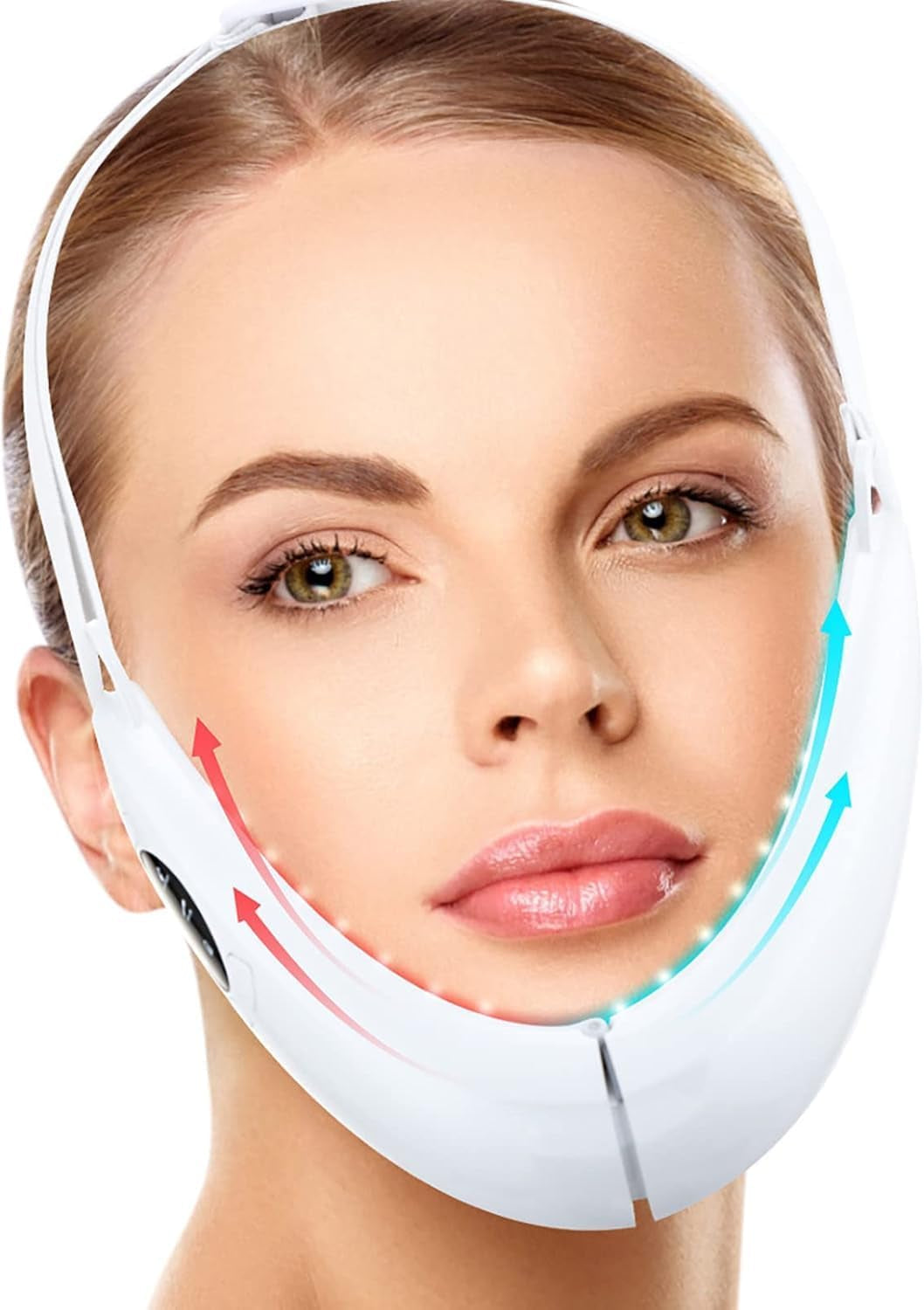 Massaggiatore Modellante V-Face Lifting Del Viso Massaggiatore Riduttore Elettrico Doppio Mento, Intelligente per Il Sollevamento Del Viso Dispositivo