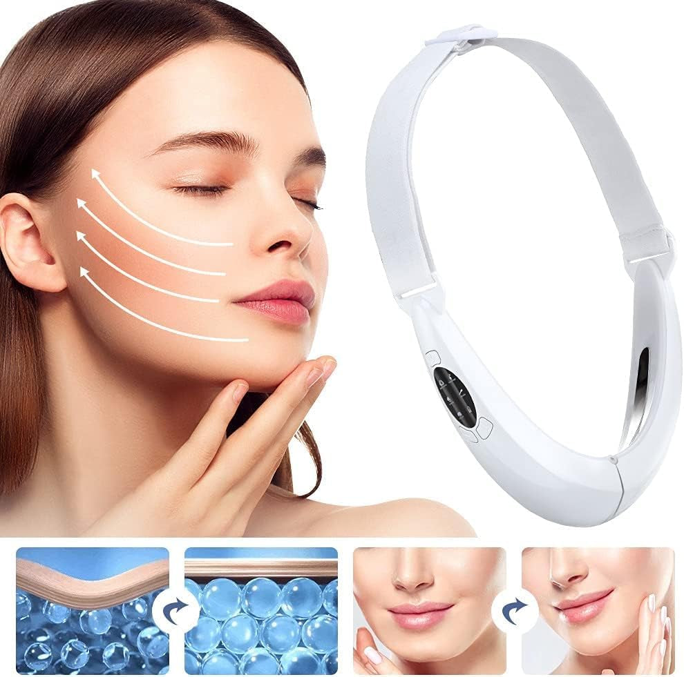 Massaggiatore Modellante V-Face Lifting Del Viso Massaggiatore Riduttore Elettrico Doppio Mento, Intelligente per Il Sollevamento Del Viso Dispositivo