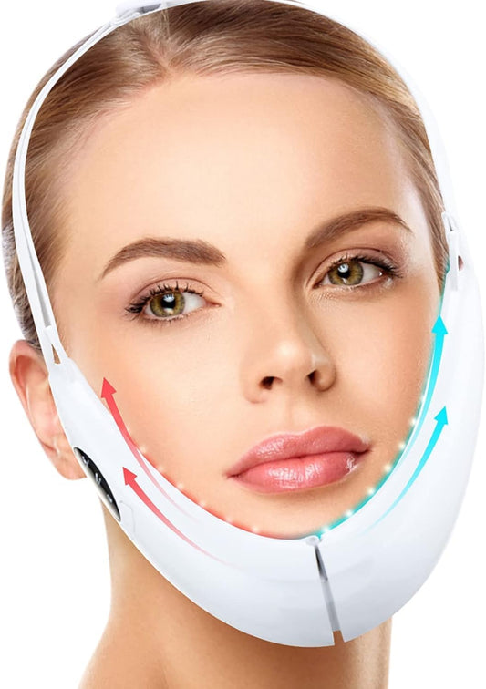 Massaggiatore Modellante V-Face Lifting Del Viso Massaggiatore Riduttore Elettrico Doppio Mento, Intelligente per Il Sollevamento Del Viso Dispositivo