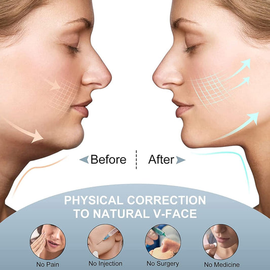 Massaggiatore Modellante V-Face Lifting Del Viso Massaggiatore Riduttore Elettrico Doppio Mento, Intelligente per Il Sollevamento Del Viso Dispositivo